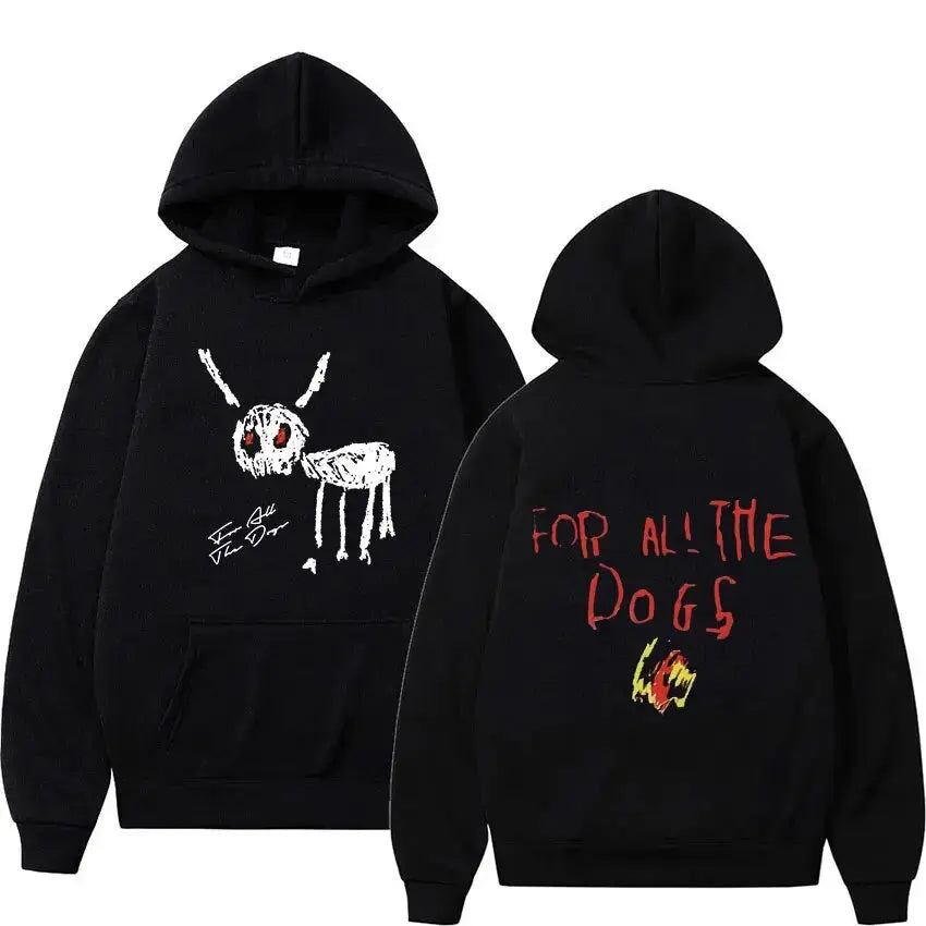 Drake Dog Letter Hoodie - Millzgotswaggshop