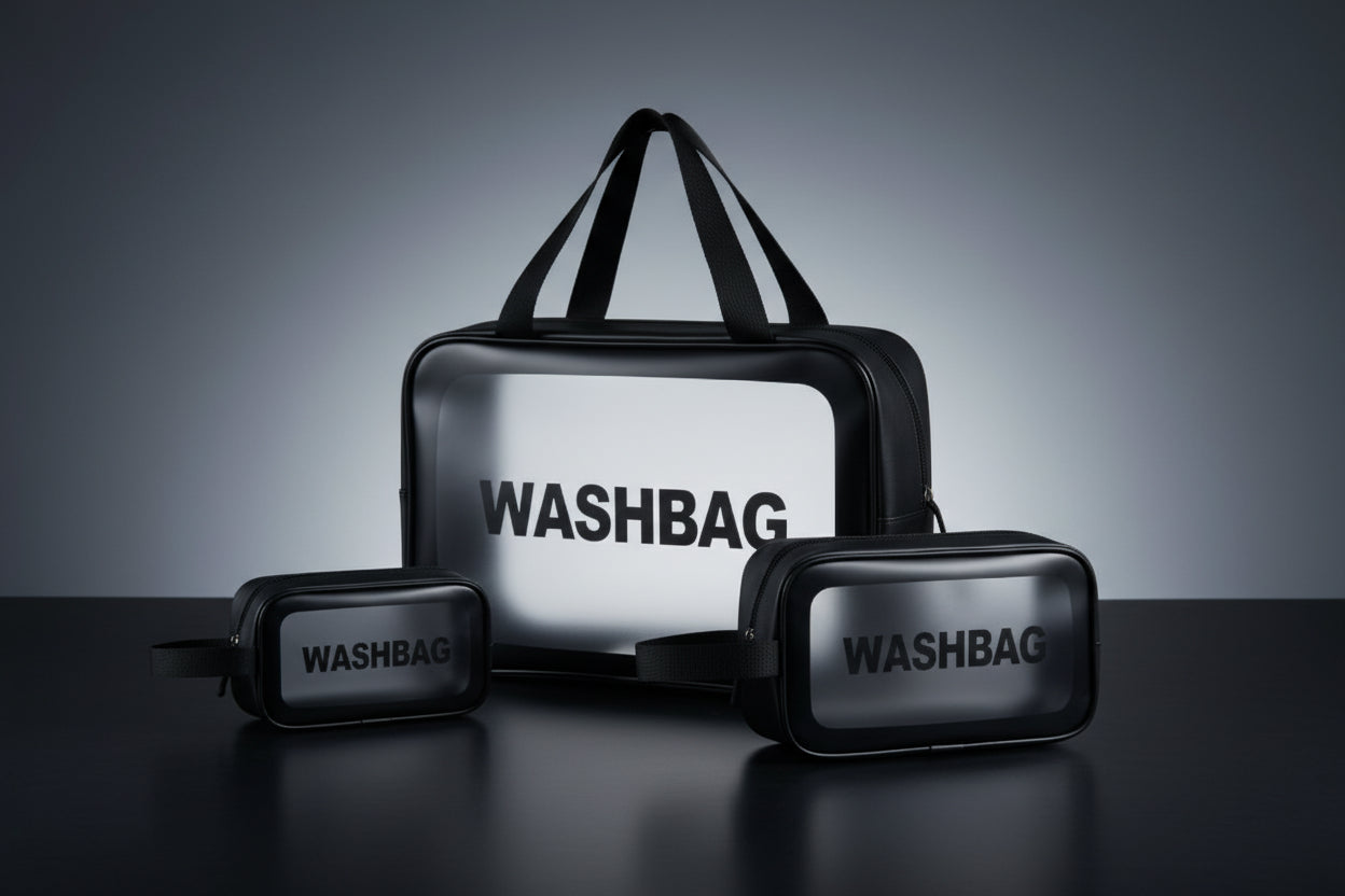 Clear TSA Travel Toiletry Bag – Waterproof Organizer