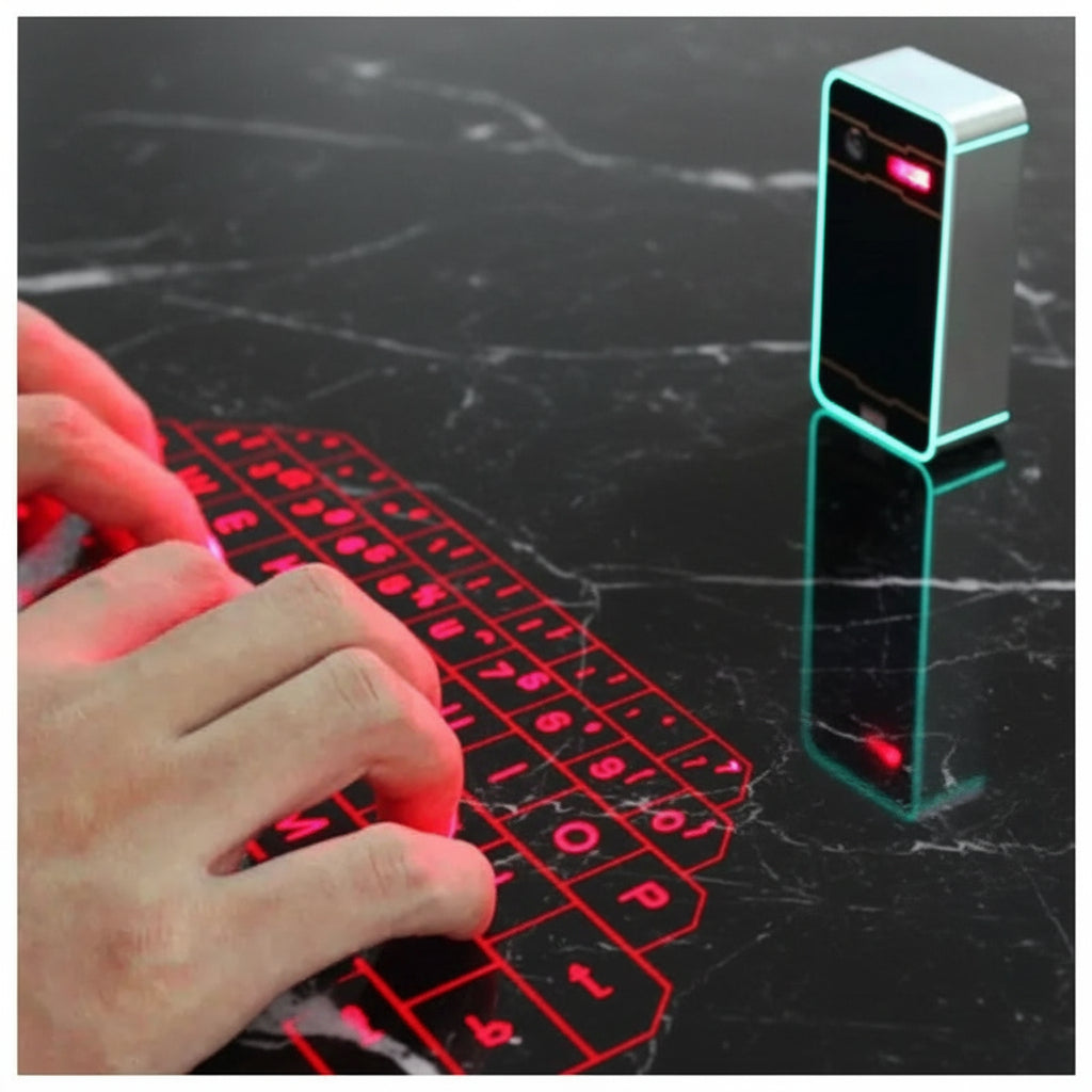 Bluetooth Wireless Laser Keyboard Millzgotswaggshop