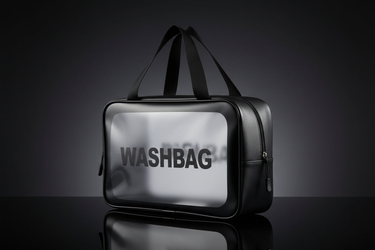 Clear TSA Travel Toiletry Bag – Waterproof Organizer