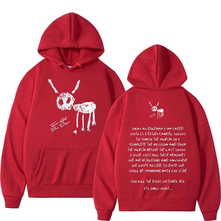 Drake Dog Letter Hoodie - Millzgotswaggshop