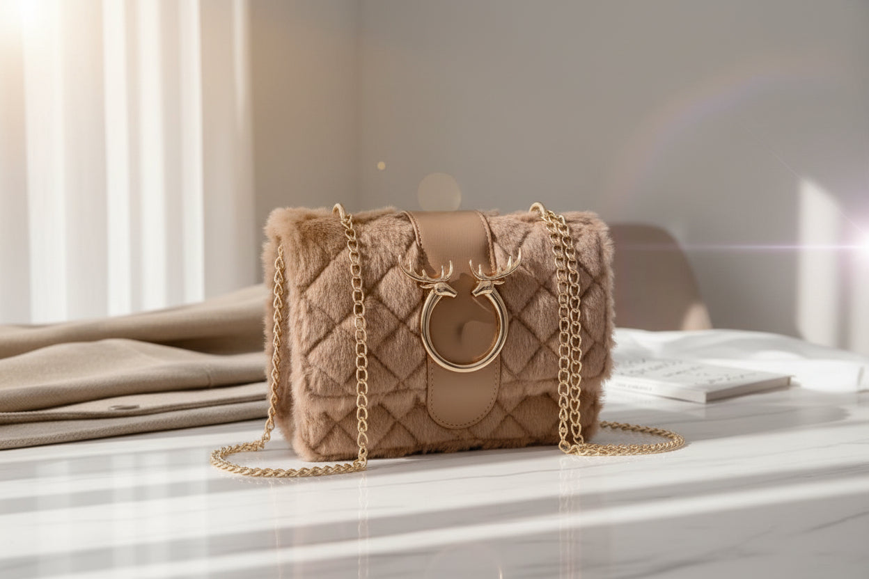 Soft Girl Winter Mini Bag – Viral Plush Crossbody