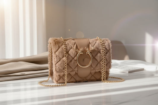 Soft Girl Winter Mini Bag – Viral Plush Crossbody