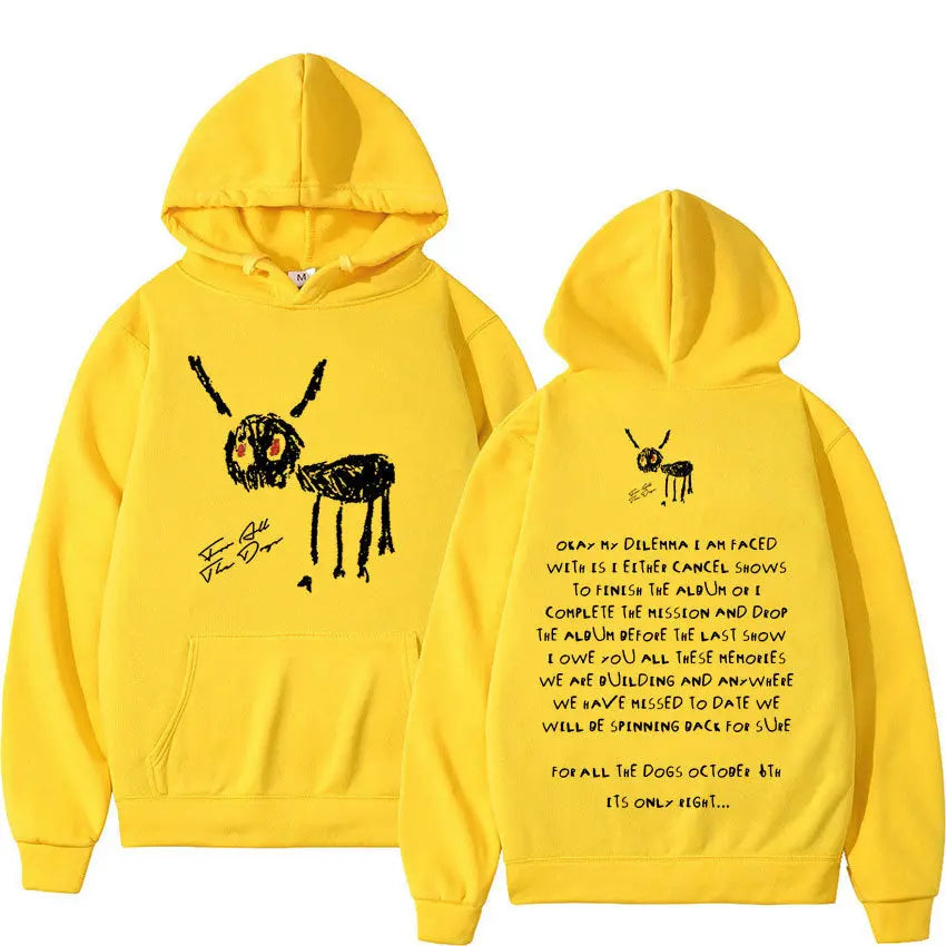 Drake Dog Letter Hoodie - Millzgotswaggshop