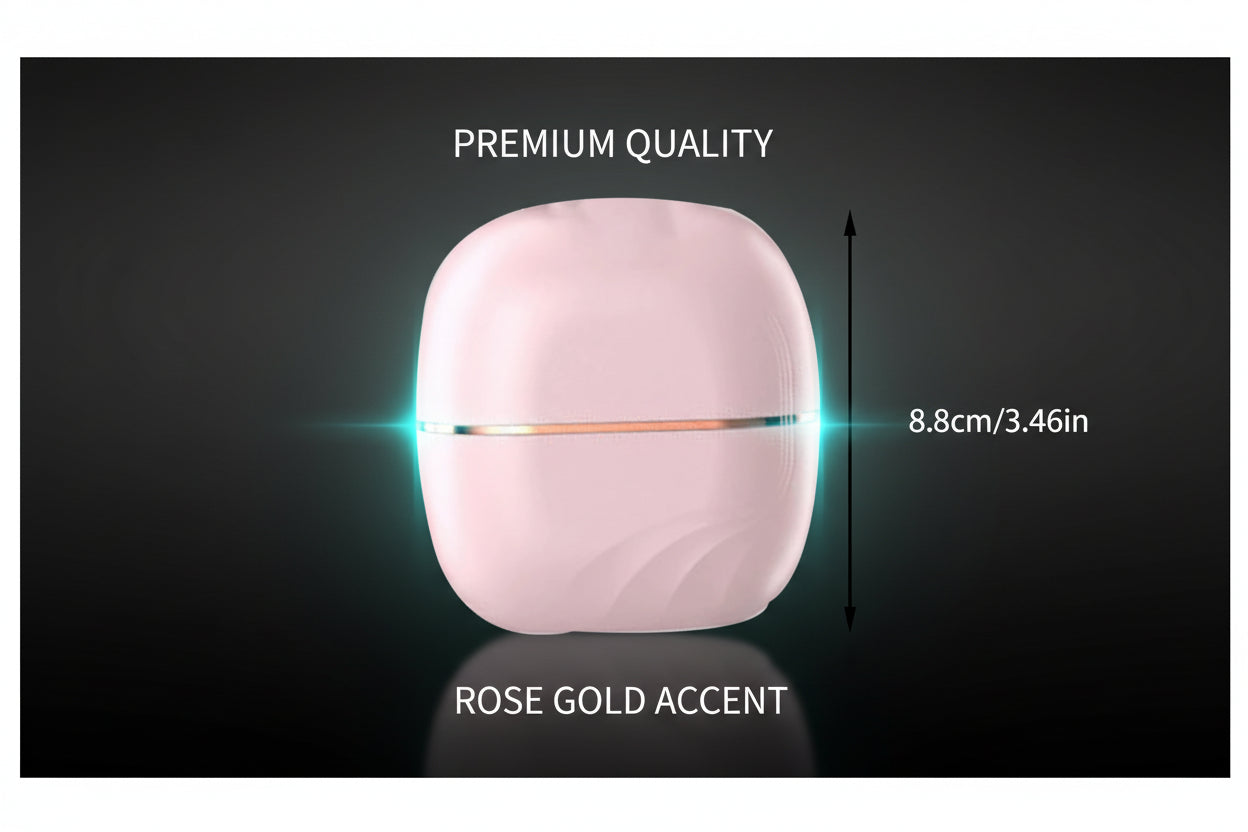 Capsule Hair Straightener & Styler Mini Cordless Hair Straightener Comb Portable Heat Hair Brush for Travel USB Rechargeable