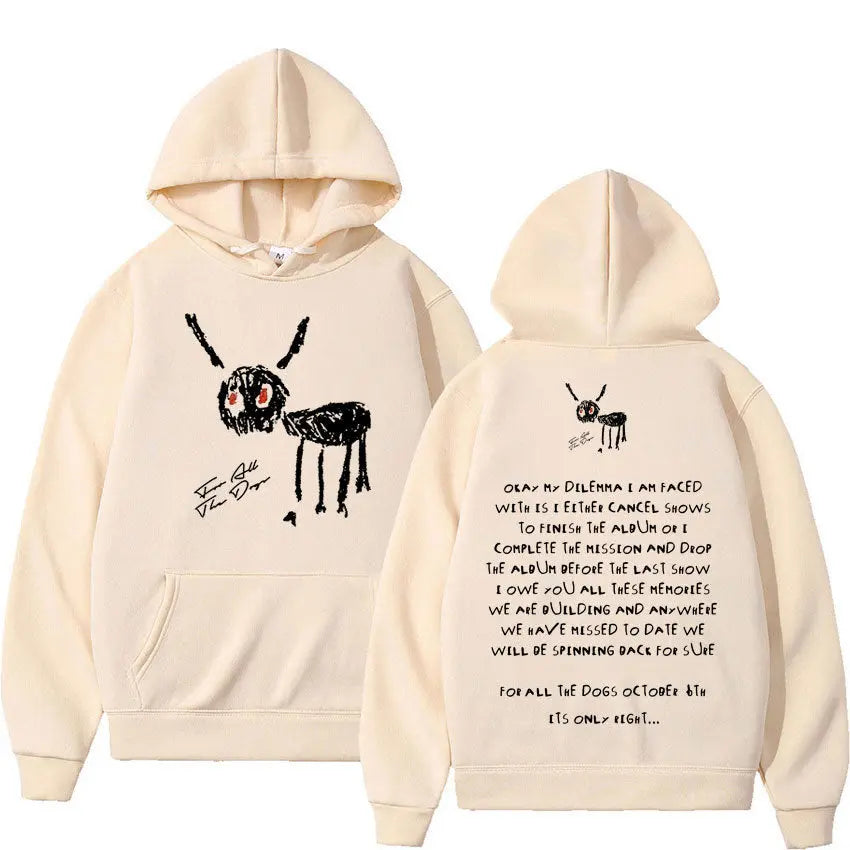 Drake Dog Letter Hoodie - Millzgotswaggshop