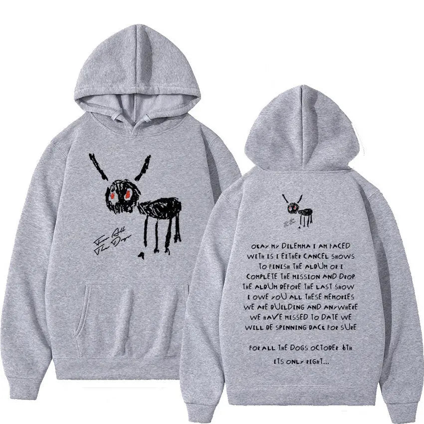 Drake Dog Letter Hoodie - Millzgotswaggshop