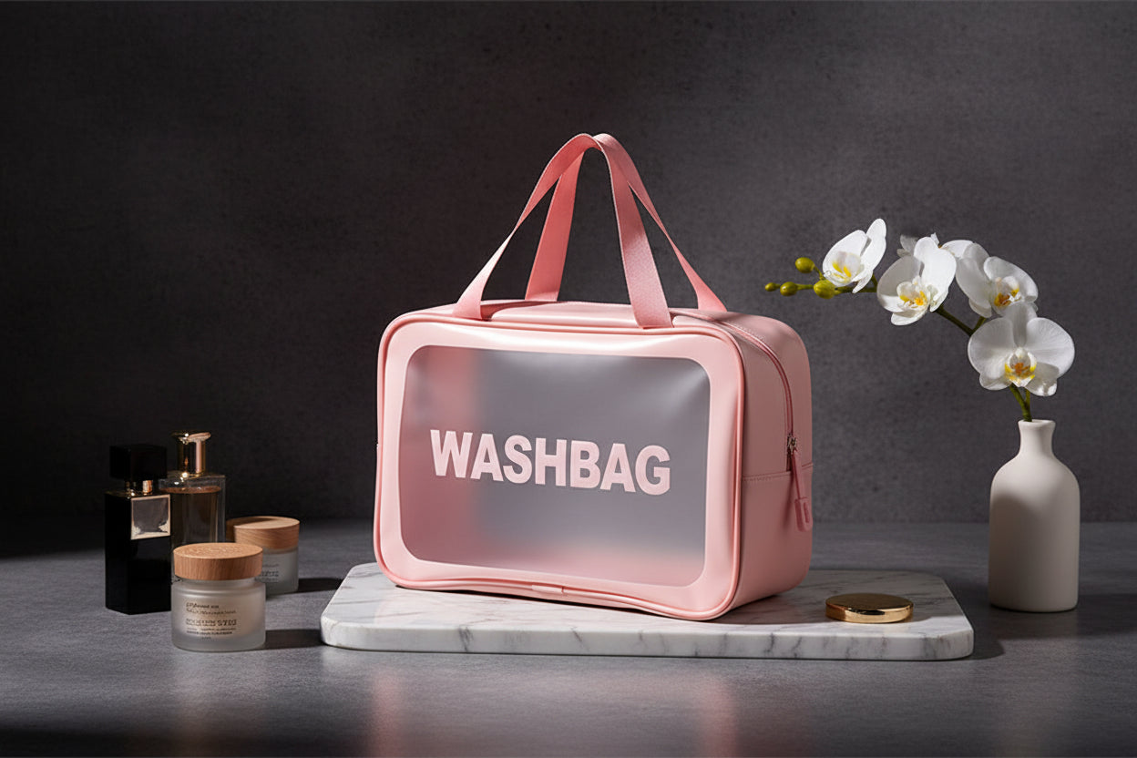 Clear TSA Travel Toiletry Bag – Waterproof Organizer