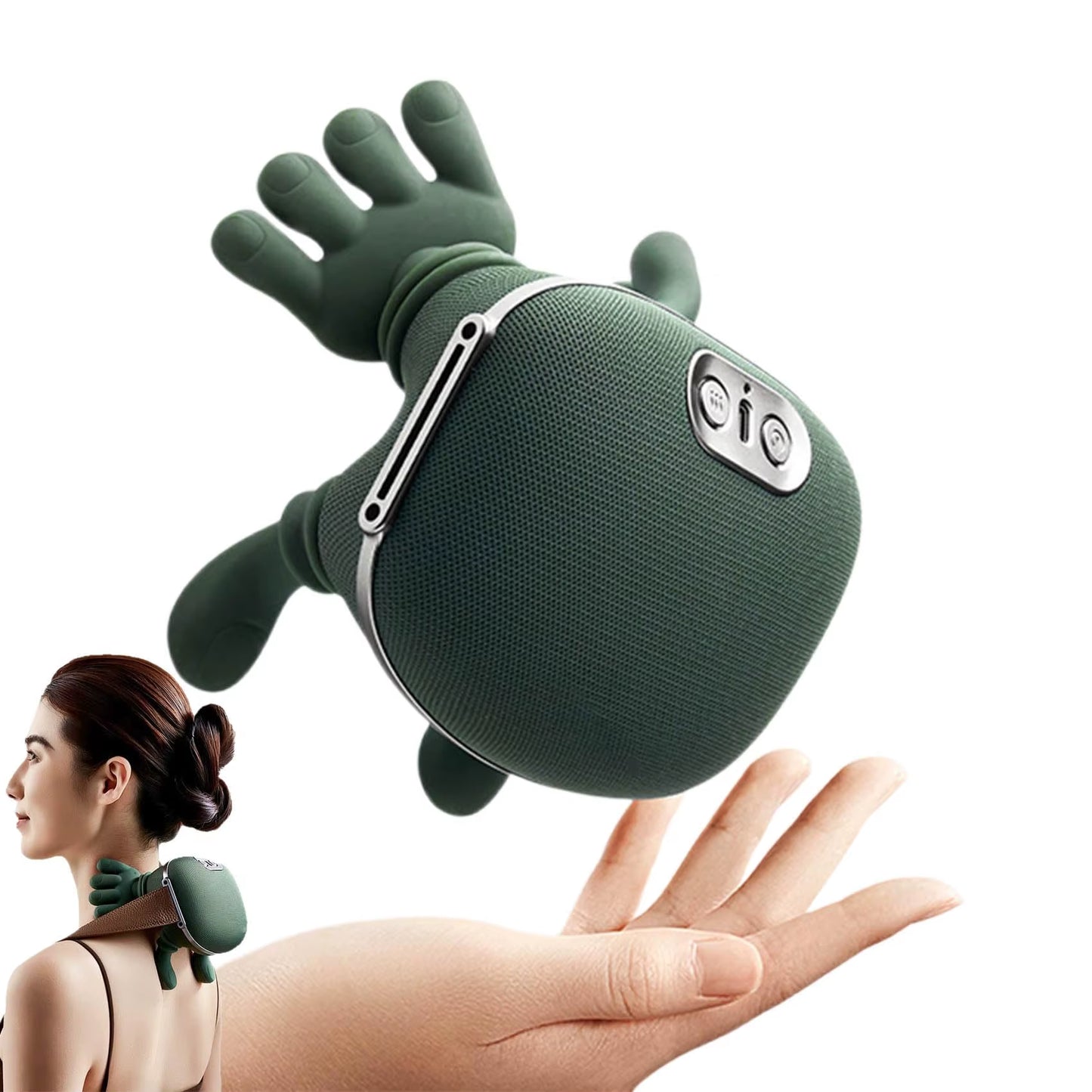 Bionic Finger Neck Shoulder Massager Wireless Neck Cervical Trapezius Kneading Massage Shawl Brushless Motor Neck Massager