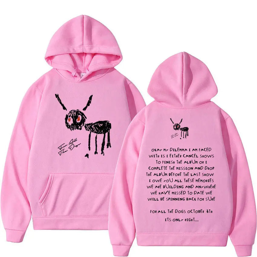 Drake Dog Letter Hoodie - Millzgotswaggshop