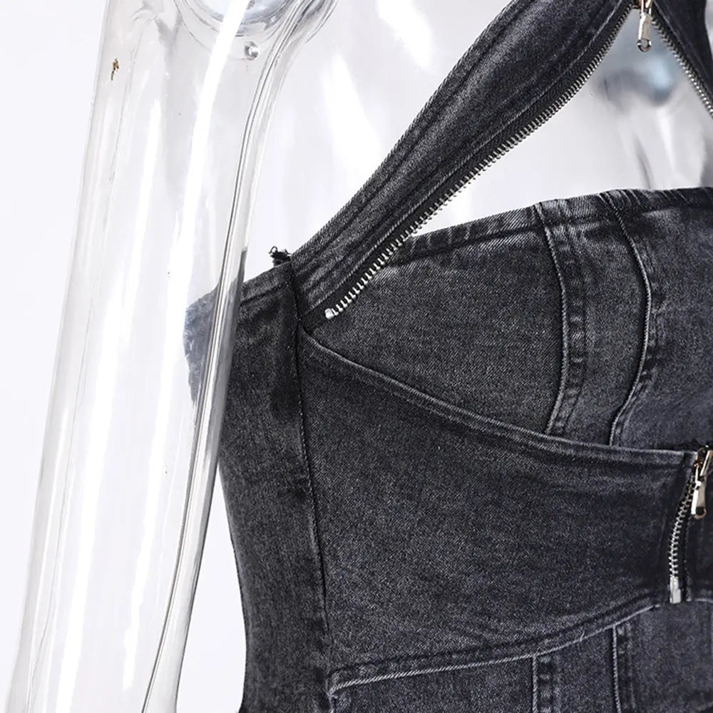 Design Vest Skirt Outfit Backless Women Millzgotswaggshop