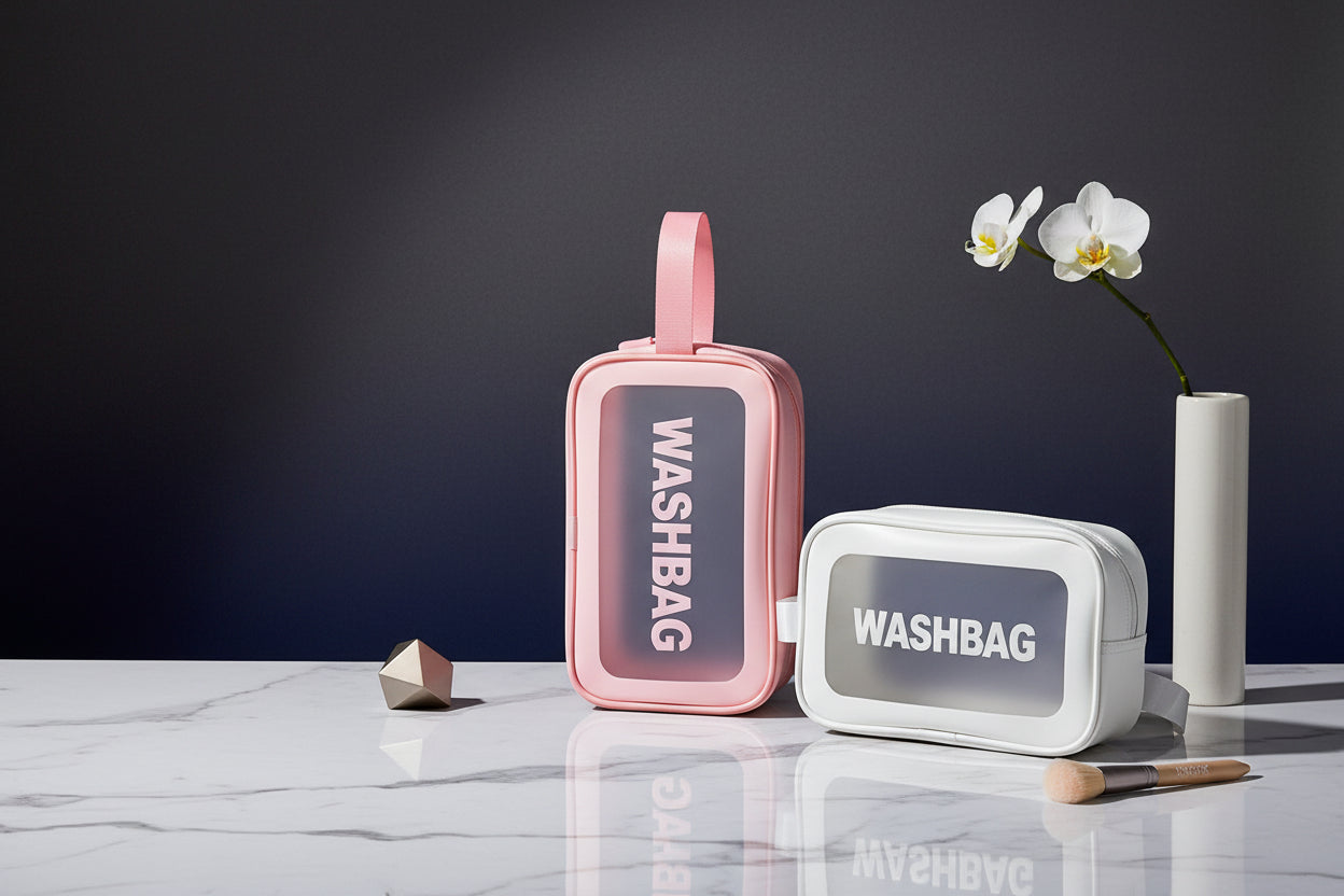 Clear TSA Travel Toiletry Bag – Waterproof Organizer