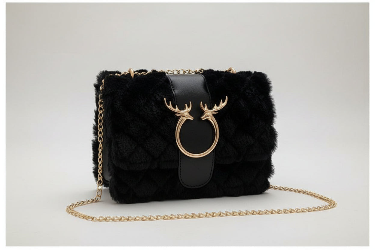 Soft Girl Winter Mini Bag – Viral Plush Crossbody