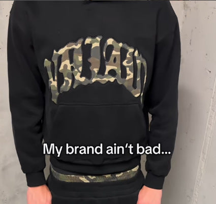 Viral Leopard Embroidery Hoodie Set - 3-Piece Y2K Streetwear