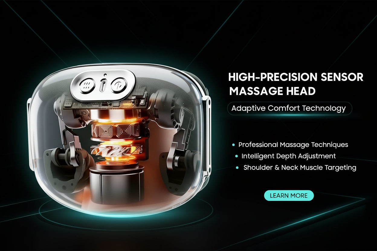 Bionic Finger Neck Shoulder Massager Wireless Neck Cervical Trapezius Kneading Massage Shawl Brushless Motor Neck Massager