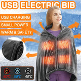 Warmth-on-the-Go: USB Heated Flannel Blanket