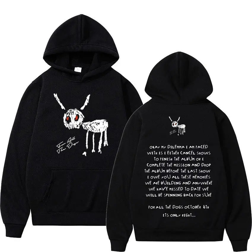 Drake Dog Letter Hoodie - Millzgotswaggshop
